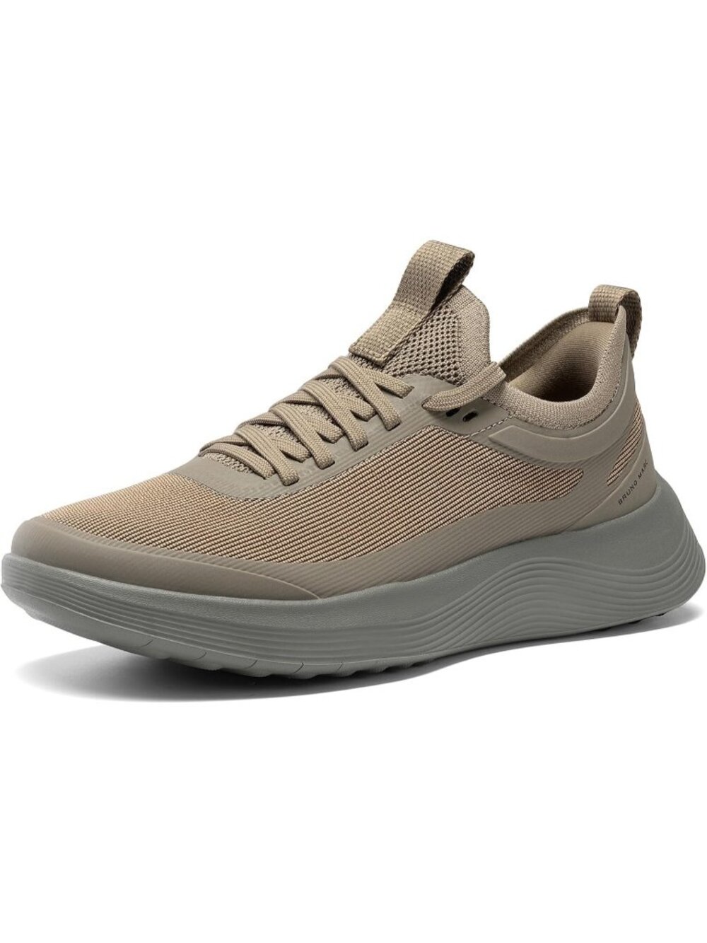 Bruno Marc Men's Olive Lightweight Comfort And Breathable Laces Walking Sneakers